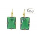 Argola LBS & Kessy Folheado Com Pedra - 3cm