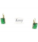 Argola LBS & Kessy Folheado Com Pedra - 3cm