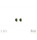 Argola Infantil LBS & Kessy Folheado Com Pedra - 0,9cm