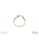  Argola LBS & Kessy Folheado - 2,5cm