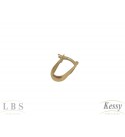  Argola LBS & Kessy Folheado Clássica - 1,8cm
