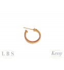  Argola LBS & Kessy Folheado Clássica - 2cm 