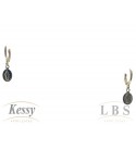 Argola LBS & Kessy Folheado Pendente Maria - 2cm