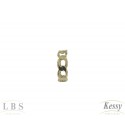 Argola Fake LBS & Kessy Folheado - 1cm