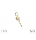 Argola LBS & Kessy Folheado Chave - 4,5cm 