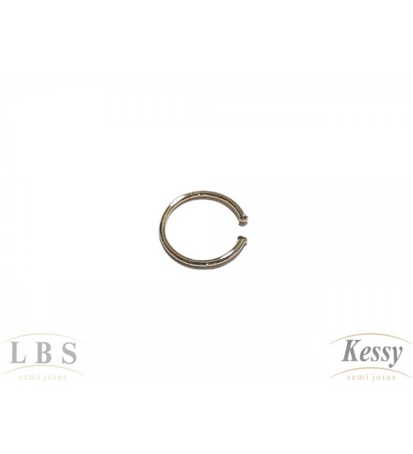 Argola Fake LBS & Kessy Folheado - 2,6cm