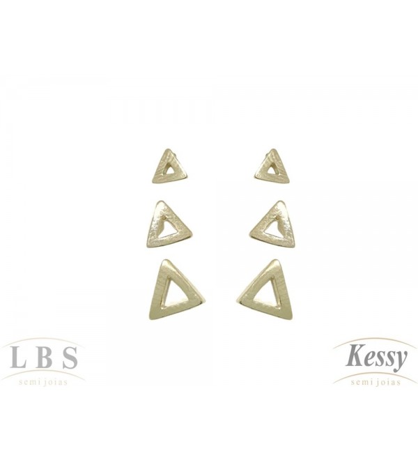 Trio LBS & Kessy Folheado Triângulo