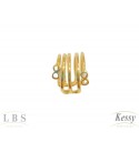 Argola Fake LBS & Kessy Folheado Infinito - 1,5cm 