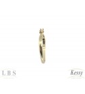 Argola LBS & Kessy Folheado - 2,5cm  