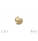 Argola LBS & Kessy Folheado Com Pedra - 1,3cm 
