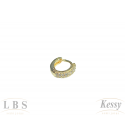  Argola Infantil/Cartilagem LBS & Kessy Folheada Pedras - 0,8cm