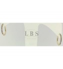 Argola LBS & Kessy Folheado Com Pedras - 1,5cm