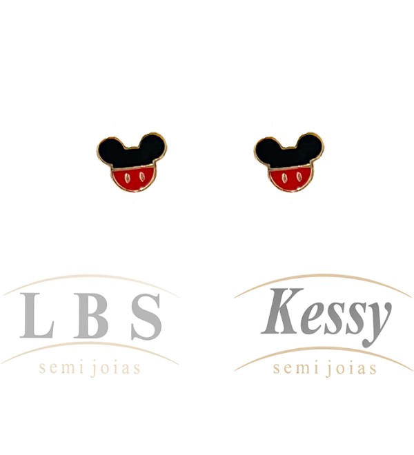 Brinco LBS & Kessy Folheado Mickey