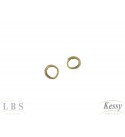  Argola LBS & Kessy Folheado Clássica - 0,8cm