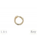  Argola LBS & Kessy Folheado Com Pedras - 1,3cm