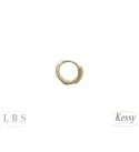  Argola LBS & Kessy Folheado Com Pedra - 1cm