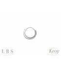 Argola LBS & Kessy Prata Tradicional - 1,3cm