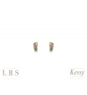 Conjunto Infantil LBS & Kessy Folheado Coração + Pedras