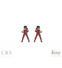 Conjunto Infantil LBS & Kessy Folheado Ladybug 