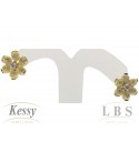 Conjunto LBS & Kessy Folheado Flor + Pedra