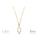 Conjunto LBS & Kessy Folheado Pendente Moderno