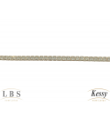 Gargantilha Choker LBS & Kessy Folheado Pedras - 31cm Ajustável