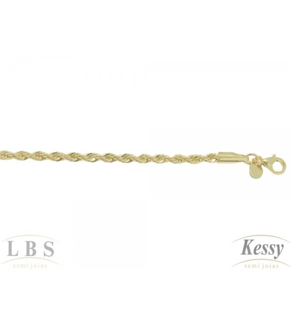 Pulseira LBS & Kessy Folheado Torçal - 18cm