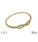 Bracelete LBS & Kessy Folheado Infinito + Pedras