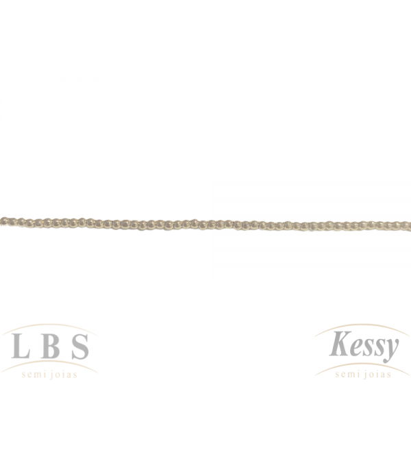 Pulseira LBS & Kessy Folheado Bolinhas - 19cm  