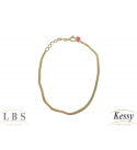 Pulseira LBS & Kessy Folheado - 19cm 