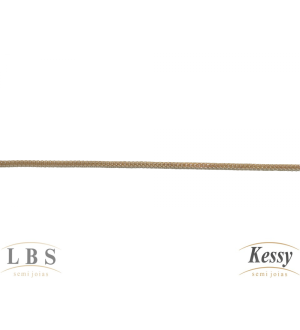 Pulseira LBS & Kessy Folheado - 19cm 