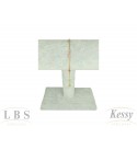 Pulseira Infantil LBS & Kessy Folheado Coração + Pedra Cores - 15cm 