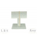 Pulseira LBS & Kessy Folheado Pedra + Corrente - 19cm Ajustável