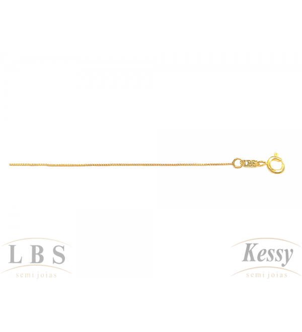 Corrente LBS & Kessy Folheado Veneziana - 40cm 