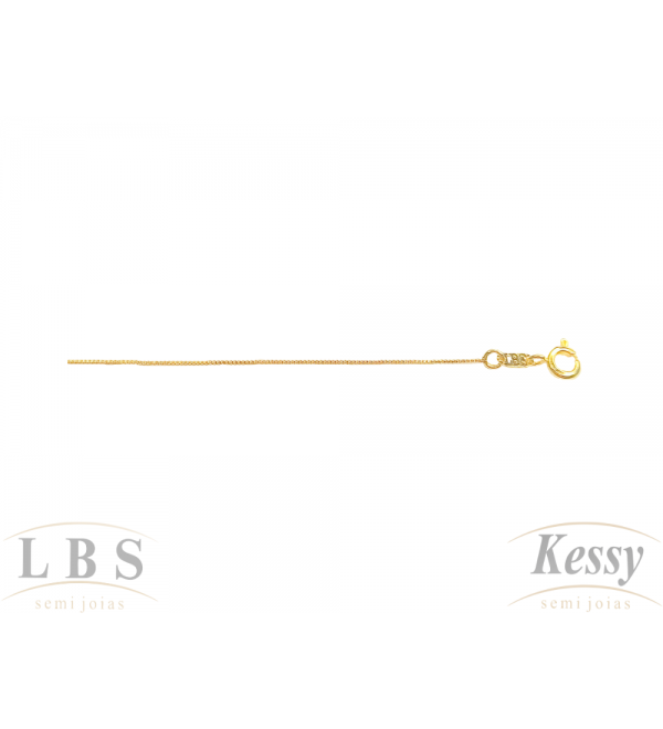 Corrente LBS & Kessy Folheado Veneziana - 50cm 